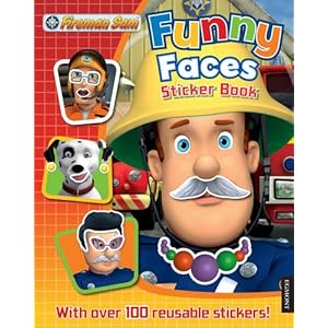 Funny Faces Sticker on Fireman Sam Funny Faces  Funny Faces Sticker Book   Paperback