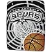 Spurs Northwest NBA Royal Plush Raschel Blanket
