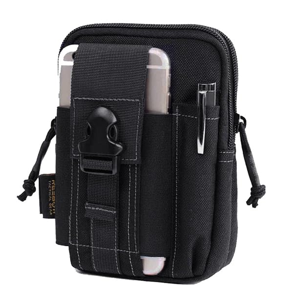 official edc black utility bag