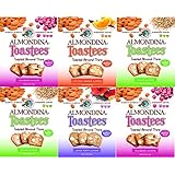Almondina Toastees, 5.25 oz Package (Pack of 6) (Variety Pack)