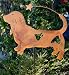 Rust Metal Sculpture Garden Stake Yard Art Basset Hound