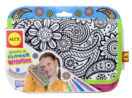 ALEX Toys Color a Bag & Accessories Color A Flower Wristlet