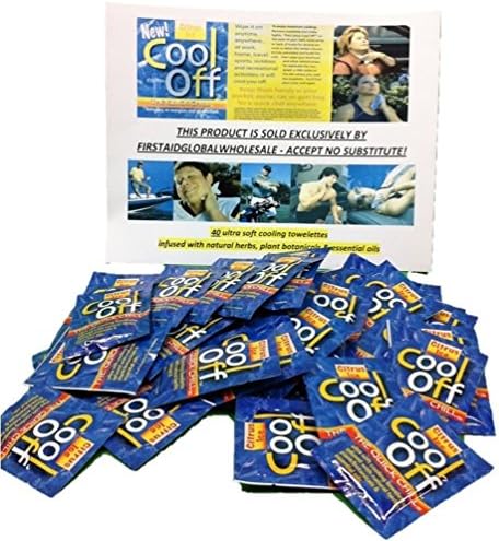 Cool Off Towelettes - Citrus Ice - 40 Count Pack