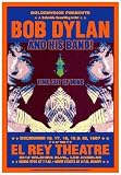 Bob Dylan, El Rey Theatre, Los Angeles, Art Print Poster By Dennis Loren, 13  x 19 