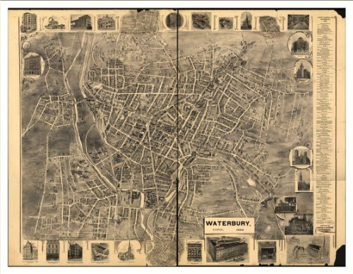 Historic Waterbury, Connecticut, c. 1899
