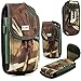 Apple iPhone 6 4.7 inch, Evo 4G LTE Camouflage Hunter Camo Design Premium Vinyl Leather Carrying Holster Belt Clip Loop Pouch Case Cover Fits Otterbox Defender Series and Lifeproof Cover on