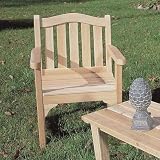 Rustic Natural Cedar Camel Back Chair