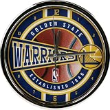 Golden State Warriors Chrome Clock