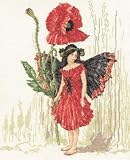 DMC Cross Stitch Kit - Flower Fairies - The Poppy Fairy