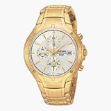 Pulsar Men's Alarm Chronograph Gold-Tone Stainless Steel Watch #PF3686