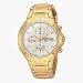 Pulsar Men's Alarm Chronograph Gold-Tone Stainless Steel Watch #PF3686