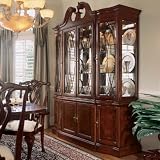 American Drew Cherry Grove Breakfront China Cabinet