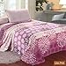 MicroPlush Printed Blanket Lilac Pink