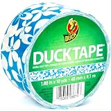 Buy 10yd 1.88 Blue Surf Duck Brand Printed Duct Tape -- White Blue by Duck