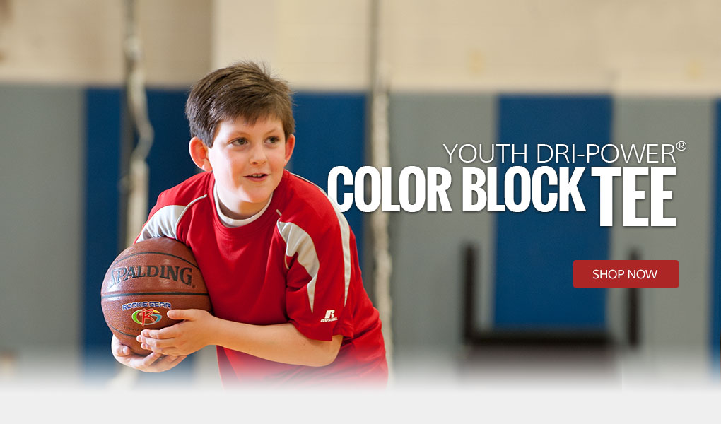 Youth Dri-Power Color Block Tee