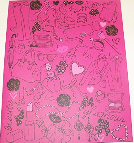 Pink Light Design 3 Folder Set ~ Doodles (Fashion, Style, Oh La La; Peace, Love and Music; Technology Fun)