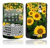 Sunflowers Design Decal Skin Sticker for the BlackBerry Curve 8300 8310 8320 Cell Phone