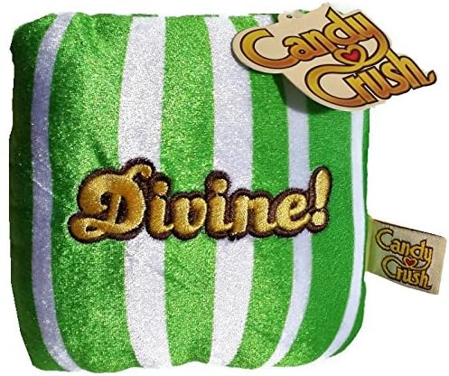 Green Chiclet Striped Divine King Candy Crush Saga Plush 5 Inch Basic Plush