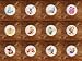 LOT (12) ALICE IN WONDERLAND DRAWER PULLS KNOBS