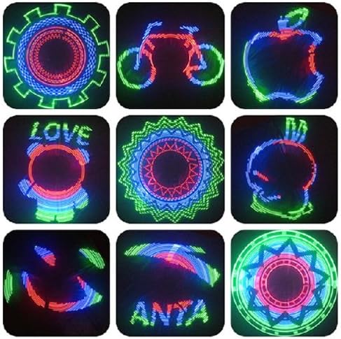 PC Programmable Wireless LED Custom Message Wheel Tire Lights