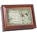 Cottage Garden Retirement Woodgrain Music Box/Jewelry Box Plays Amazing Grace