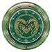 Colorado State University Neon Clock - 14 inch Diameter