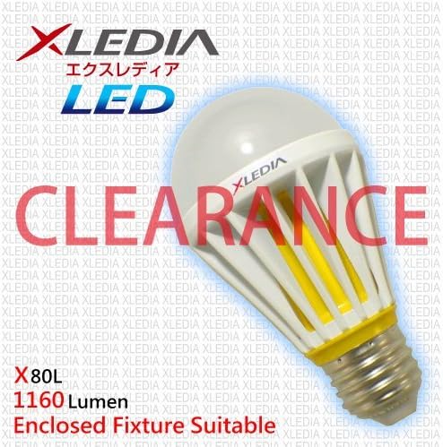 XLEDIA LED Bulb-X80L (A19-80W Equivalent-1160 Lumen-Soft White-Enclosed Fixture Suitable)