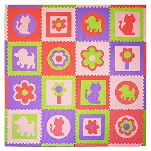 Tadpoles Cats And Dogs Playmat Set, Pink