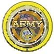 United States Army Neon Clock - 14 inch Diameter (fls)