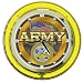 United States Army Neon Clock - 14 inch Diameter (fls)