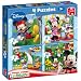 Disney Mickey Mouse Clubhouse 4-in-1 Jigsaw Puzzles (4 / 6 / 9 / 16 Pieces)