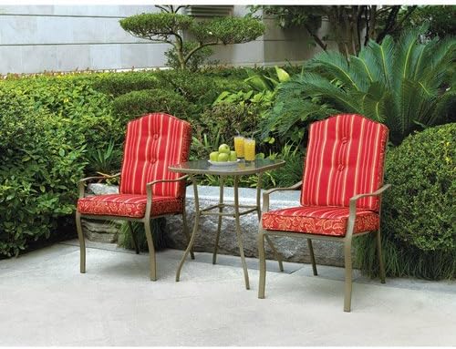 3 Piece Bistro Set Is a Smart Touch to Your Garden Layout & Backyard Design Ideas.