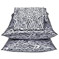 Satin Zebra Print Sheet Set