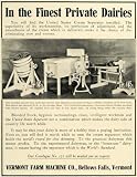 1911 Ad Vermont Farm Machine Farming Charles S. Mellen - Original Print Ad