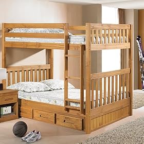 Explorer Full Full Mission Bunk w  3 Drawers; Desk Hutch and Chair, TV Stand, 4 Drawer...