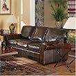 Cordoba Leather Sofa By Coaster Furniture With Silver Shipping