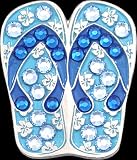 Bella Crystal Blue Flip Flops Ball Marker Hat Clip Set