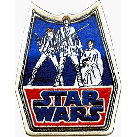 Star Wars - Classic Retro Movie Logo- Embroidered Iron On or Sew On Patch