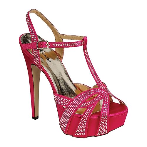 Eye Candie Celine-86 Womens Sexy Slingback High Heel Sandals