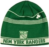 Reebok New York Rangers St. Patrick's Day Skully Knit Winter Hat
