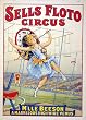Circus Poster M'lle Beeson, High Wire Venus Photograph - Beautiful 16"x20" Photographic Print from the Library of Congress Collection