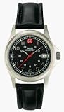 Swiss Military Field Black Dial & Leather Watch