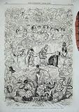1867 Christmas Pantomime Costumes Children Old Print
