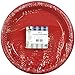 Hanna K. Signature Collection Round Party Plates-10 | Red | Pack of 50 Plastic Plate, 10 inch (84010)