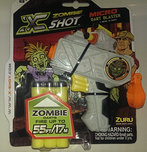 Zuru x shot zombie edition micro dart blaster gun