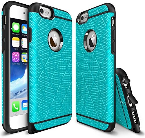 iPhone 6S Plus Case, iPhone 6 Plus Case, Drvan Dual Layer Shockproof Luxury Hybrid Defender Armor Case for Apple iPhone 6 Plus / iPhone 6S Plus 5.5 inch - Blue