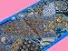 BLUE DECORATIVE INDIA TABLE RUNNER TAPESTRY HOME DECOR