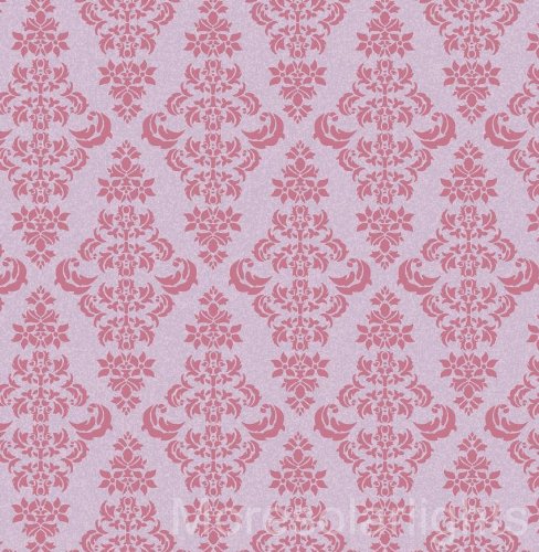 Large Wall Damask Stencil Faux Mural Design #1050 10″ x 19 2/8″ Reviews