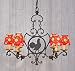Tools & Hardware : 6 - light Rooster Chandelier
