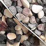 新五色砂利 8分(21-27mm) (20kg(11.7L)×10袋セット 【200kg】)